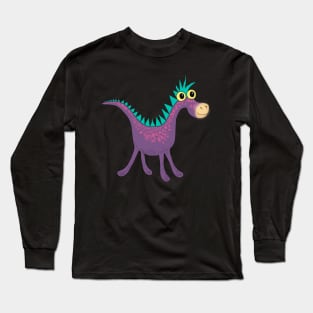 Goofisaurus. Cute dinosaur, probably the ancestor of horses and unicorns! Long Sleeve T-Shirt